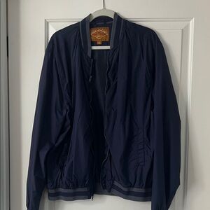 Retro Navy Blue Men's Jacket
